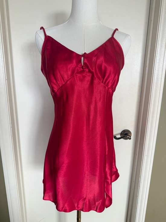 La SENZA Other - La Senza Red Satin Nightgown Slip Double Strap Keyhole Y2K